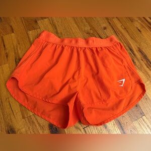 Gymshark Bright Orange Women's Athletic Shorts